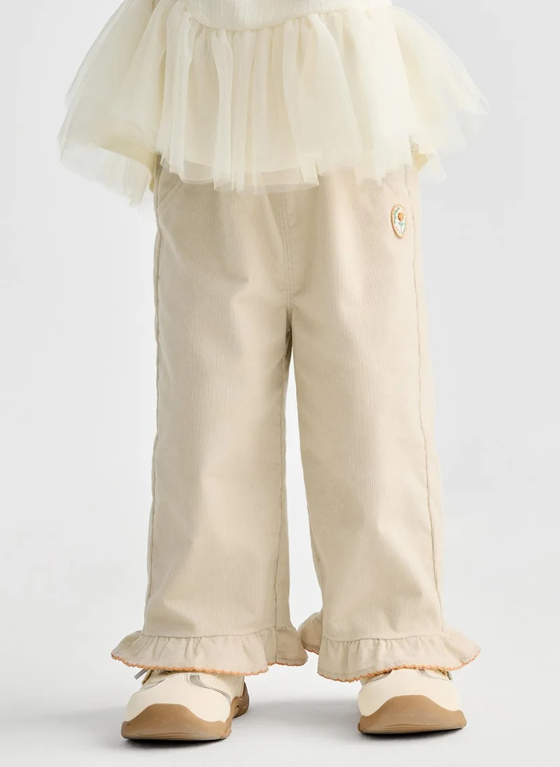 Balabala Toddler Girl Woven trousers