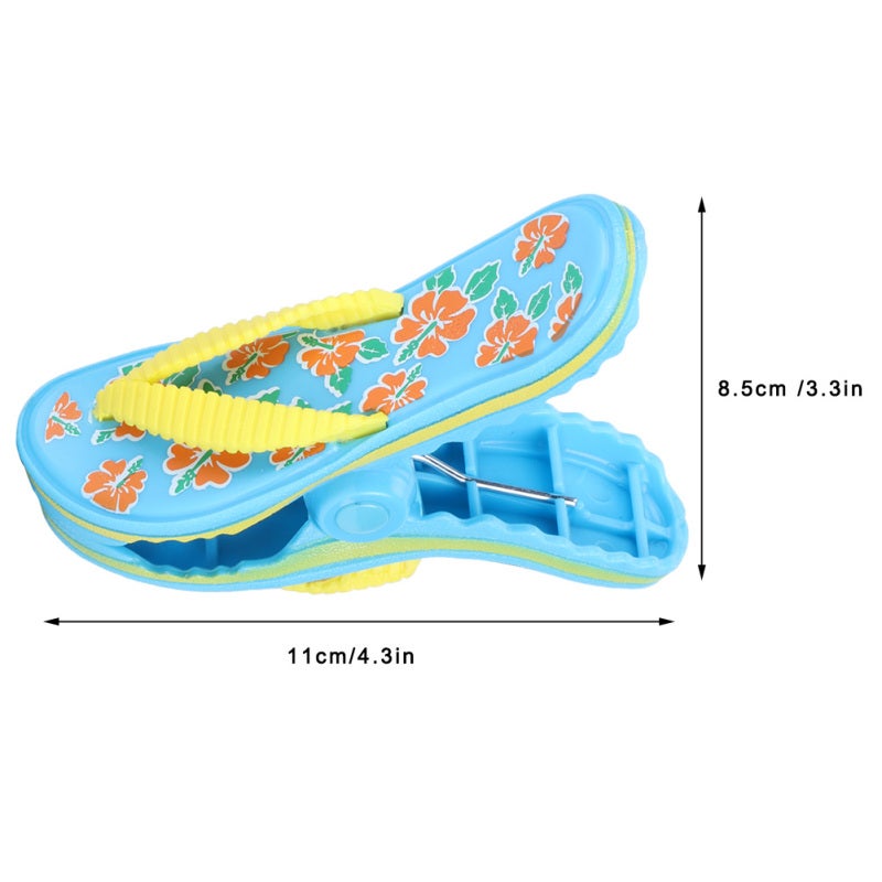 Plastic Beach Towel Clips 8-Pack: Windproof Break-Resistant Cute Towel Clips - Multi-Functional Sunbed Retaining Clips for Beach Pool Outdoor Indoor Vacation Use - Image 2