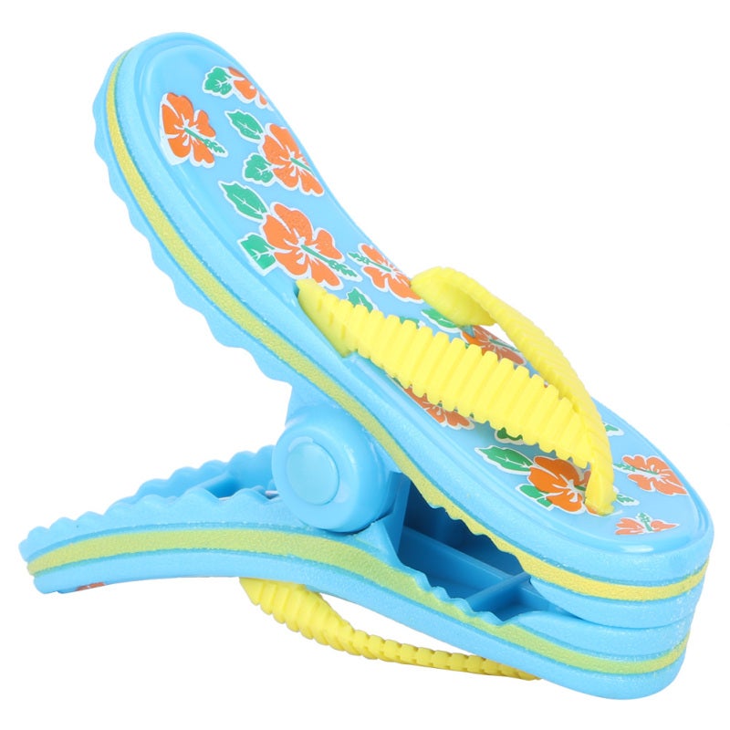 Plastic Beach Towel Clips 8-Pack: Windproof Break-Resistant Cute Towel Clips - Multi-Functional Sunbed Retaining Clips for Beach Pool Outdoor Indoor Vacation Use - Image 3