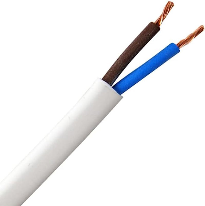 RACO Electrical Multicore PVC Flexible Cable Extension Wire Copper Power Cord 5 Meter (.75 mm, 2 CORE) - Image 1