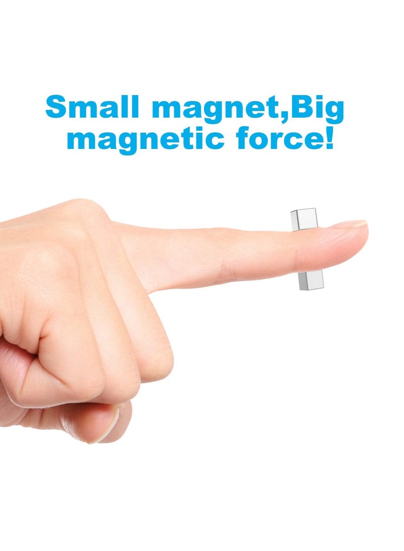 SYOSI Fridge Magnets, 5 x 5 x 5mm Strong Magnet , 110pcs Neodymium Magnets, Tacks Magnetic Push Pins for Whiteboard, Magnets for Fridge, Office, Map, Photo (Square) - Image 5