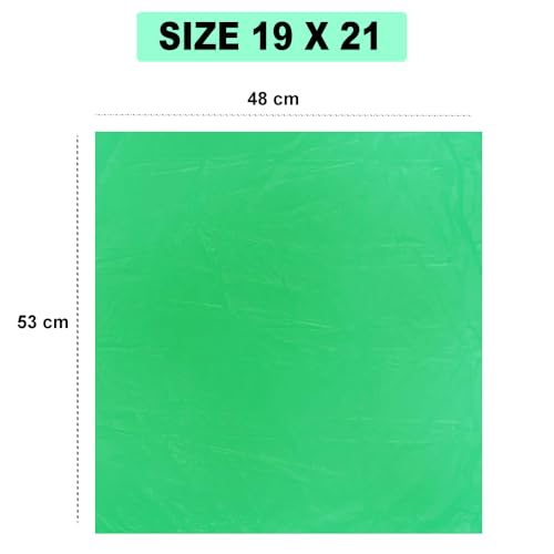 Ella Garbage Bags 19x21 Inches (Medium) 180 Bags 6 Rolls | Leak Proof & Tear Resistant Trash Bag for Kitchen Home & Commercial Use | Dustbin Bags For Dry & Wet Waste With Free Check Duster Cloth-Green - Image 3