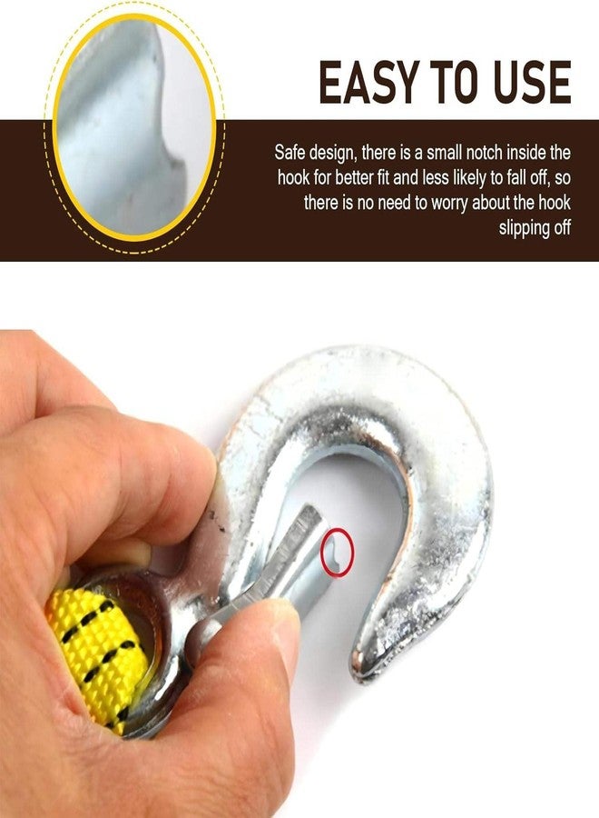 TRADY Heavy Duty Car Towing Rope with Double Steel Safety Hooks | High Strength Nylon Tow Strap for Cars, SUVs, Jeeps & Vans | Emergency Vehicle Recovery, Breakdown & Roadside Assistance Tool - Image 4
