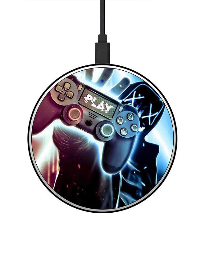 NIBEMINENT Qi Certified 15W Fast Wireless Charger Multicolour - Image 1