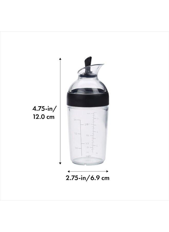 OXO Good Grips Salad Dressing Shaker Small Black 1268980Mlnyk 200 Ml  - Image 2