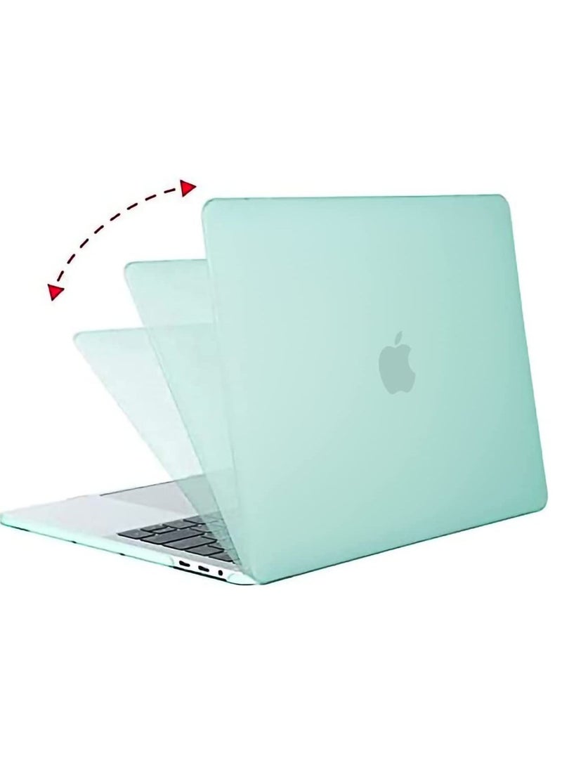 MacBook Pro 13 inch Case 2023 /2022 /2021 /2020-2016 M2 M1 A2338 A2251 A2289 A2159 A1989 A1708 A1706 with/Without Touch Bar Plastic Hard Shell Case Cover Mint Green