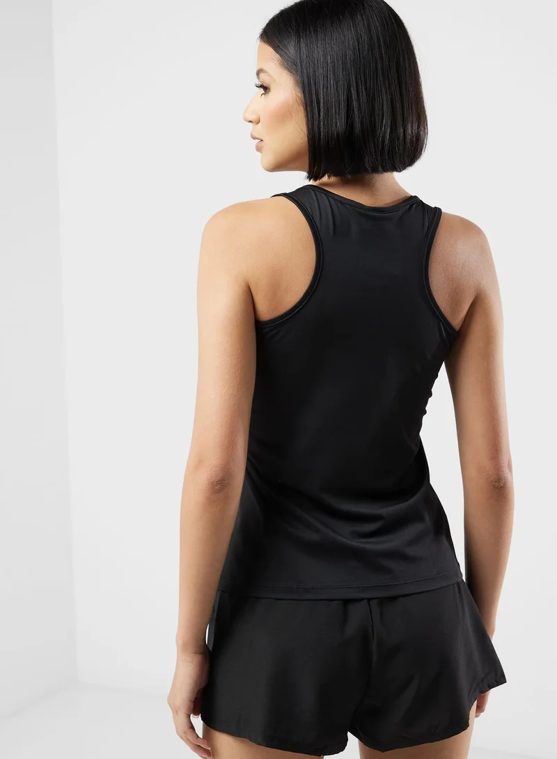 FRWD Contrast Stitch Detail Athletic Vest