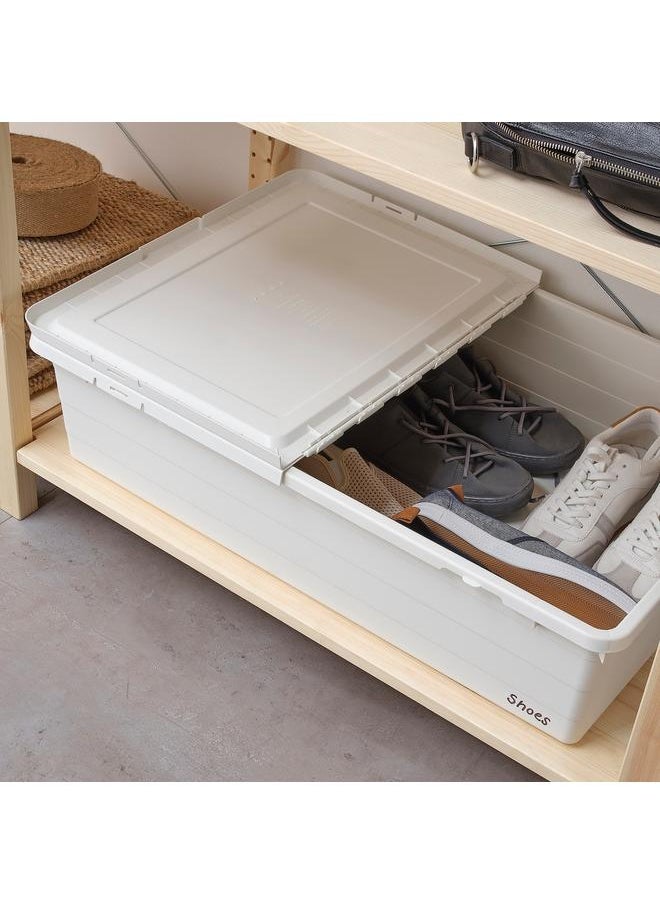 Generic Storage box with lid, white, 50x77x19 cm  - Image 4