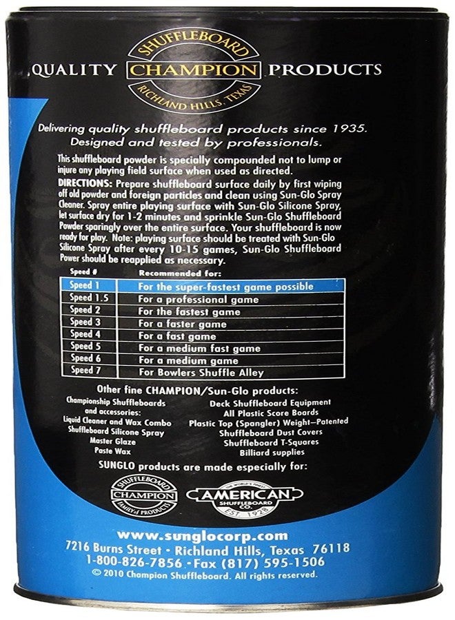 Sun-Glo 3 Pack of Sun-Glo #1 Speed Super-Glide Shuffleboard Powder Wax - Image 2