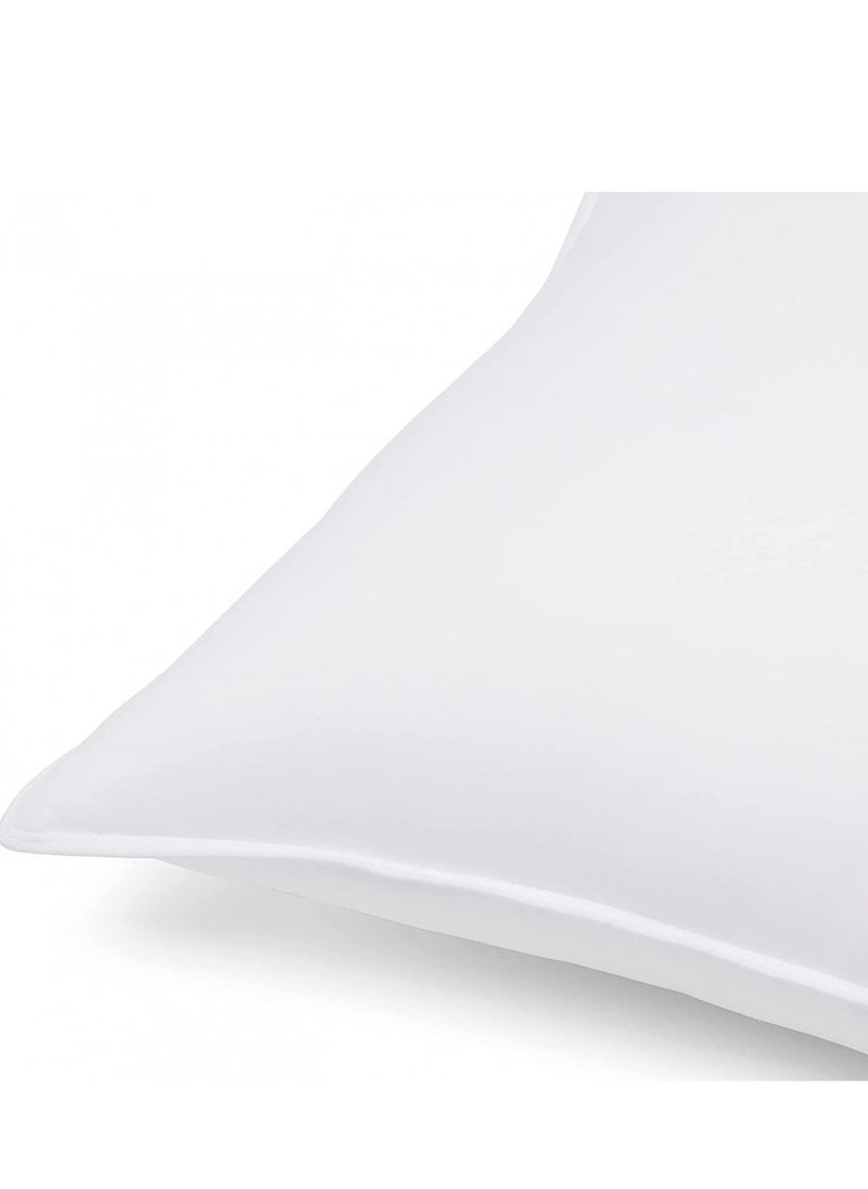 Sandy SANDY Luxurious Breathable Cotton Sleeping Bed Pillow 1 Piece, Super Soft Hotel Quality Down Alternative Filling, Queen Size 50 x 75 cm  - Image 5