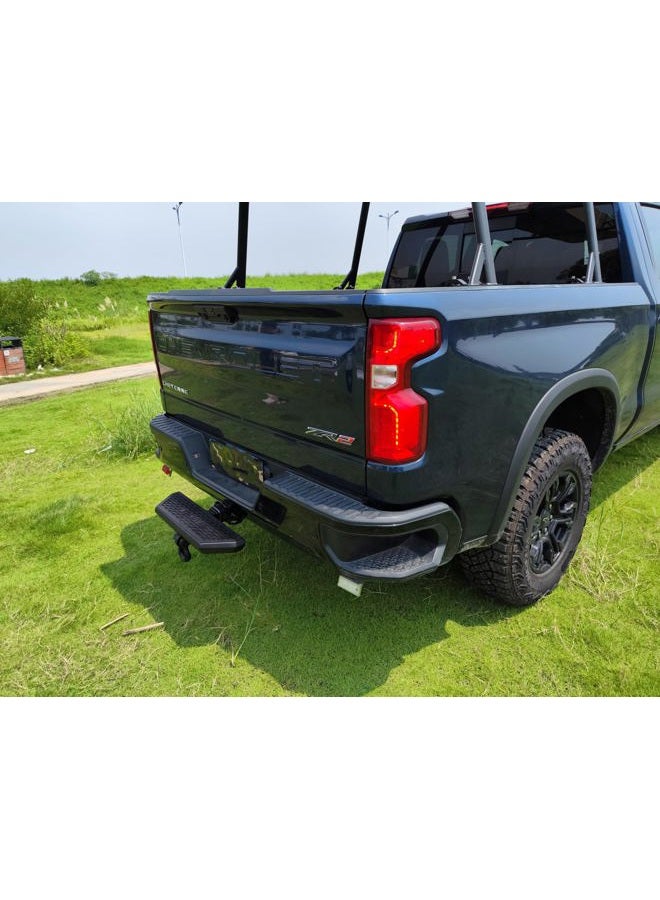 YACUTA Tow Hook Hitch Step, Rear Truck Step for Pet Jump in and Out Pickup Truck, Trailer or SUV. Solid and Easy Install with Lock Pin Keys，Size ‎6.3 x 23.8 x 4.6 inch. - Image 2