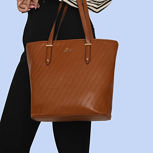 Lavie Yalta Women's Tote Handbag (Brown, Tan) - Image 2