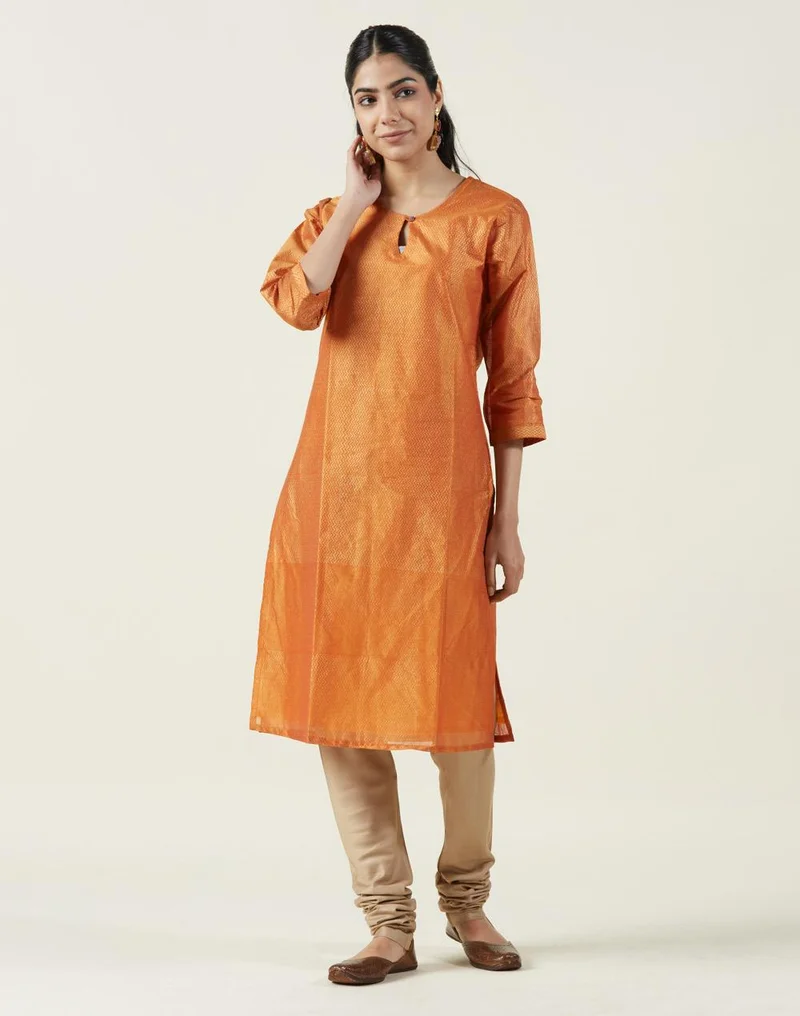 Fabindia  Viscose Silk Elasticated Churidar for Women | Best Price UAE