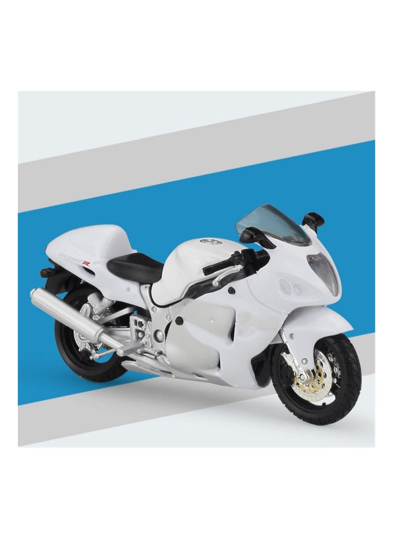 Y&D 1:18 Scale for Suzuki Hayabusa GSX-1300R, Die Cast Motorcycle Collection Model Kit Detailed Motorcycles Diecast Toy Enthusiasts (Color : White Foam Box)  - Image 2