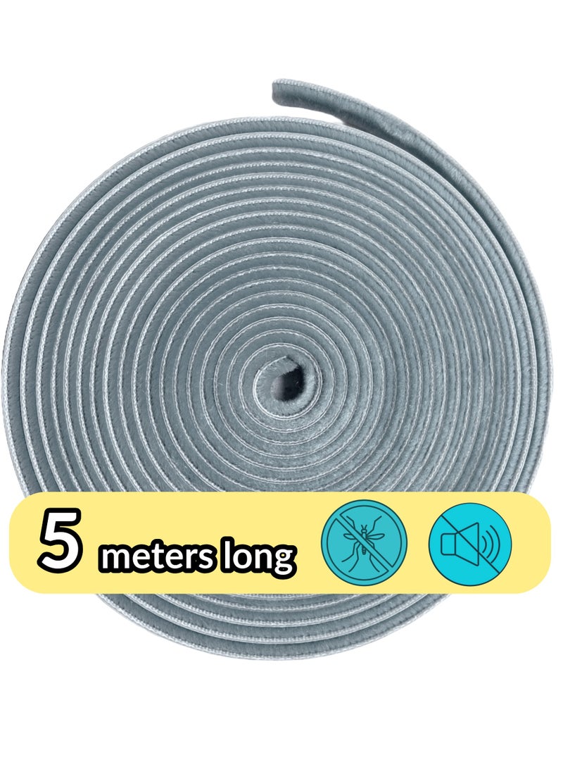 IKBEN - IKBEN Self Adhesive Seal Strip Foam Weather Stripping for Doors and Windows Soundproof Adhesive Foam Window Insulation Door Bottom Seal Silicone Self Adhesive Weather Stripping Soundproof Foam Tape - Image 1