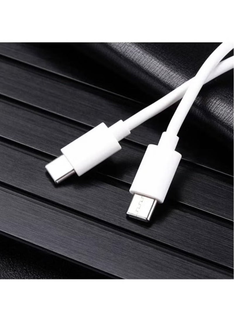 TIGER - USB C Cable 60W | USB-C to USB-C Charger Cable for iPhone 15, MacBook Pro 2020, iPad Pro 2020, Nintendo Switch, Samsung Galaxy S20 Plus, S9 Plus, Pixel, Laptops, and More - Image 1
