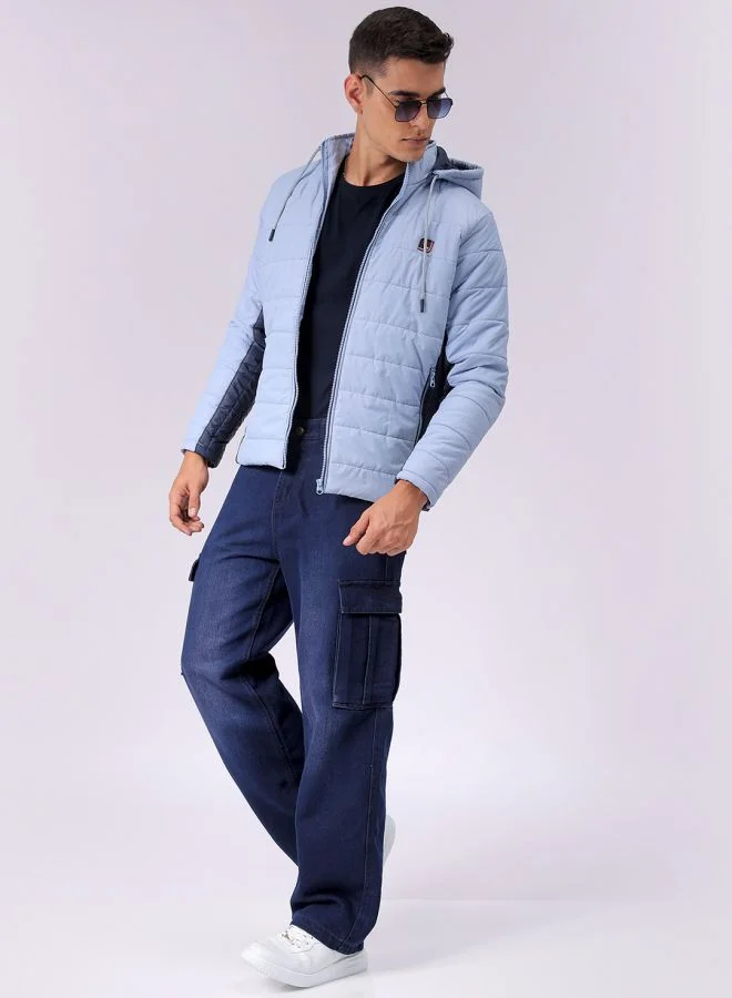 The Indian Garage Co Men Slim Fit Mix & Match Puffer Jackets