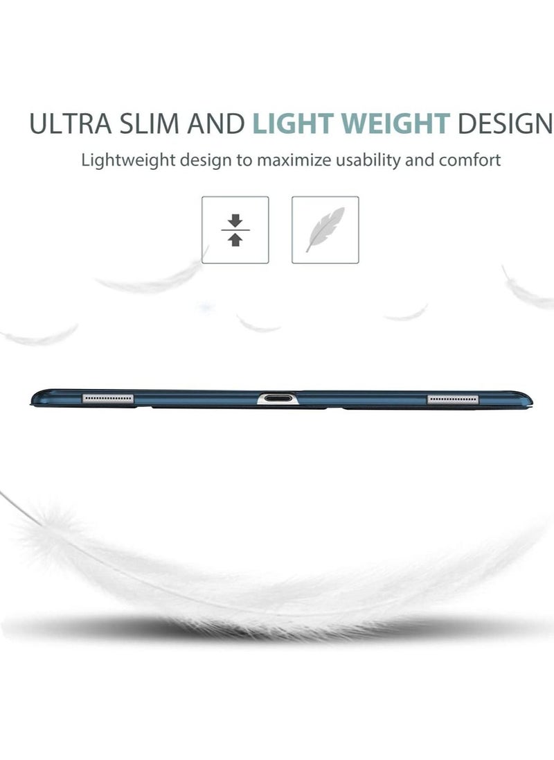 Procases - iPad Pro 12.9 2017/2015 Case (Old Model, 1st & 2nd Gen), Ultra Slim Lightweight Stand Smart Case Shell with Translucent Frosted Back Cover for Apple iPad Pro 12.9 Inch -Navy - Image 1