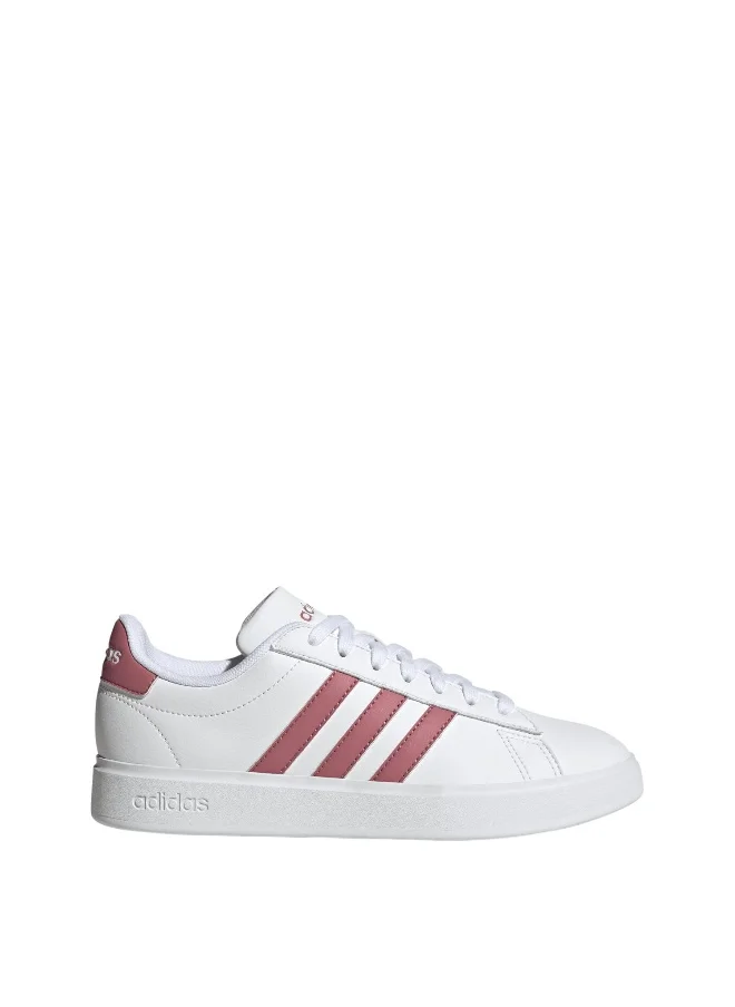 اديداس Adidas Grand Court 2.0 White Tennis Shoes For Women 4
