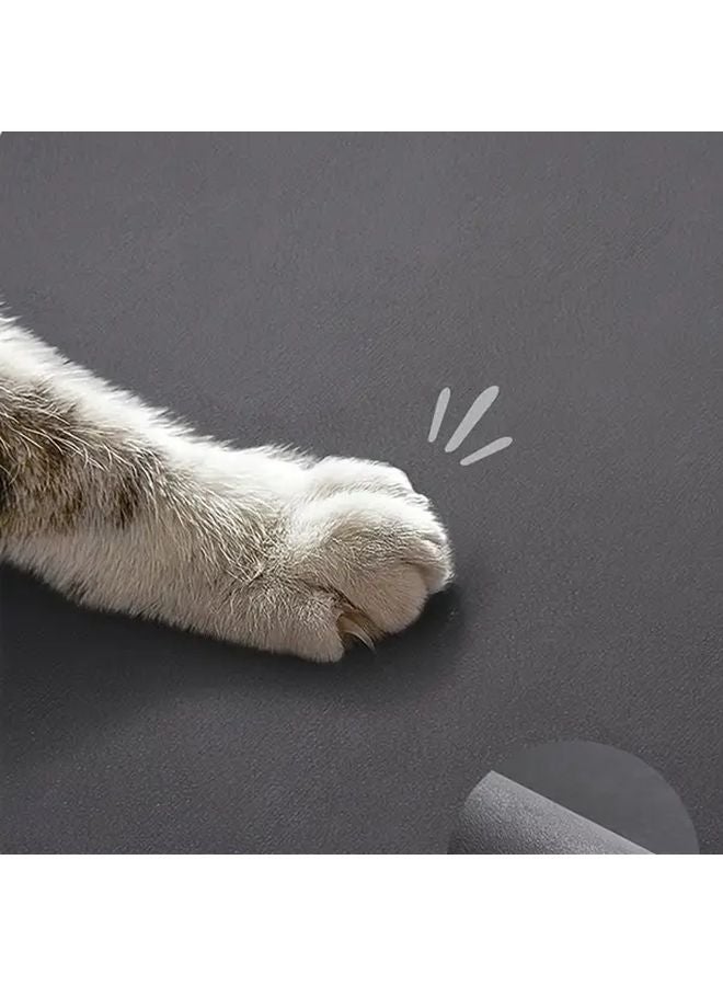 Pink Quick Dry Absorbent Non Slip Cat Bowl Mat Pet Feeding Placemat Indoor Use - Image 4
