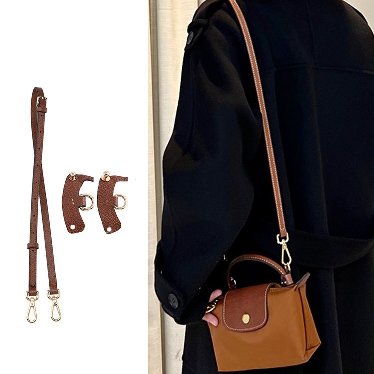 Longxiang Mini Bag With Longxiang Bag Mini Dumpling Bag Shoulder Strap Non-Perforated Retrofit Underarm Strap - Image 3