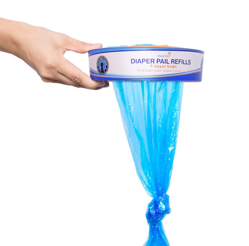 ChoiceRefill اختيار إعادة التعبئة متوافق مع دلو حفاضات جيني، 8 عبوات، 2160 عدّ - Image 2