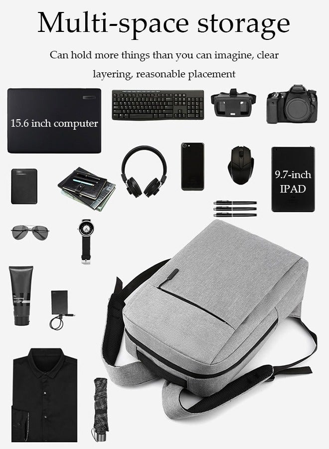 DUNISO Computer backpack new business backpack large capacity student travel backpack multifunctional three piece set backpack, used for school, business, and travel - Image 5