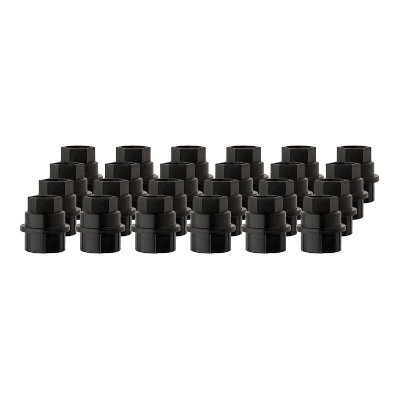 DPAccessories Black Wheel Lug Nut Cap Cover for Chevrolet and GMC 24 Pack CC4DPOBK05024
