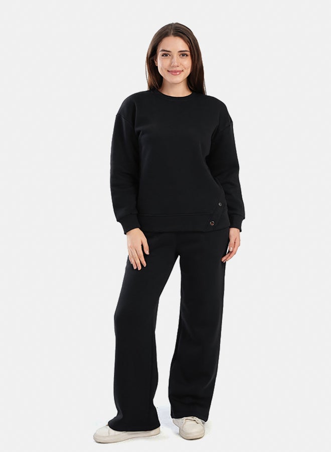 Carina Round Neck Lounge Sweatshirt - Image 3