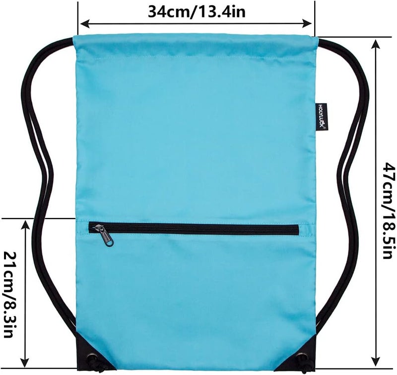HOLYLUCK Drawstring Backpack Bag Sport Gym Sackpack - Image 3
