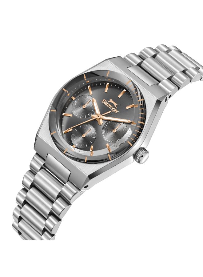 سلازنجر ساعة نسائية معدنية متعددة الوظائف  مم - Image 2