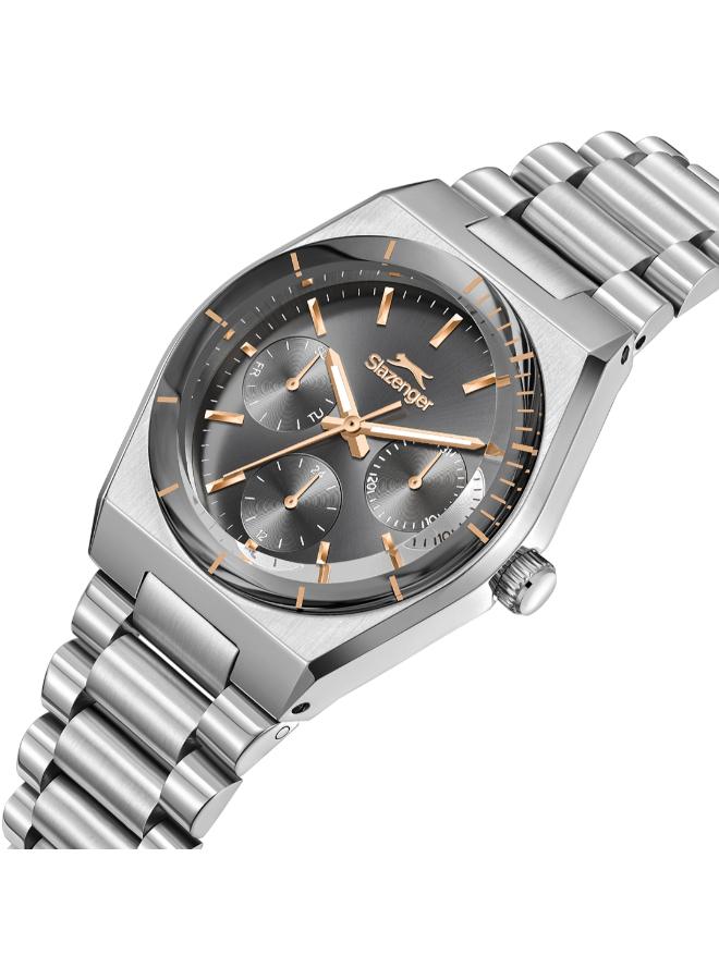 سلازنجر ساعة نسائية معدنية متعددة الوظائف  مم - Image 5