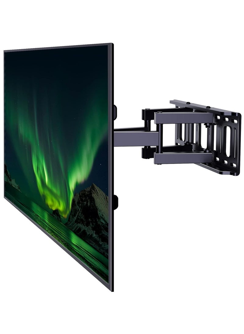 TIGER Full Motion TV Wall Mount, Articulating Swivel Extension Arm, Fits 37-75" TVs Up to 132lbs, Max VESA 600x400mm, Heavy Duty TV Mount for Home & Office – EBLF7  - Image 1