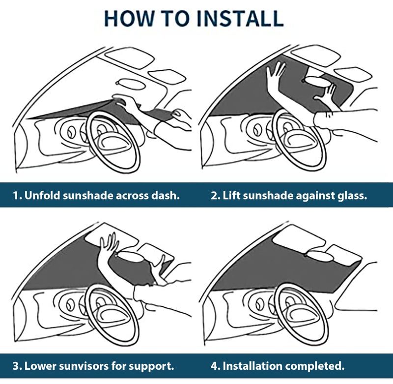 بلاستيكولور 003952R01 ستار وورز ماندالوريان بيبي يودا ذا تشايلد على طراز الأكورديون الأمامي بغطاء شمس على الزجاج الأمامي - Image 1