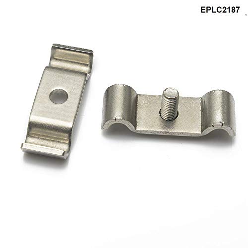 EPMAN 12pcs Stainless Steel Double Line Clamps Streets Rods Muscle Cars for Fuel Air Electrical Brake Lines EPLC2187 316 47mm - Image 5