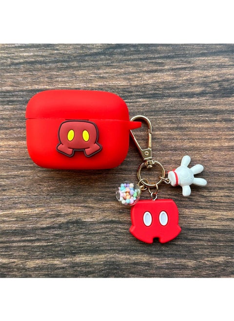 Suitable For Vivo TWS 4 Wireless Bluetooth Headset Protective Cover IQOO TWS 2 Cartoon Silicone Soft Case-Colour:67 Pendants-Model:iQOO TWS 2