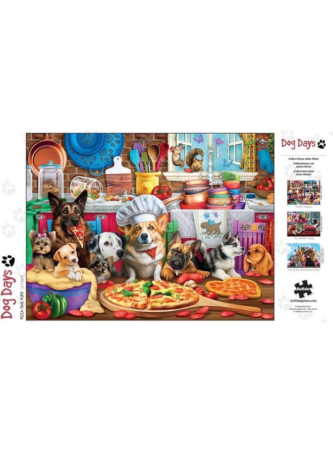 Buffalo Games - Brigid Ashwood - Pizza Time Pups - 750 Piece Jigsaw Puzzle For Adults -Challenging Puzzle Perfect for Game Nights - Finished Size is 24.00 x 18.00 - Image 5