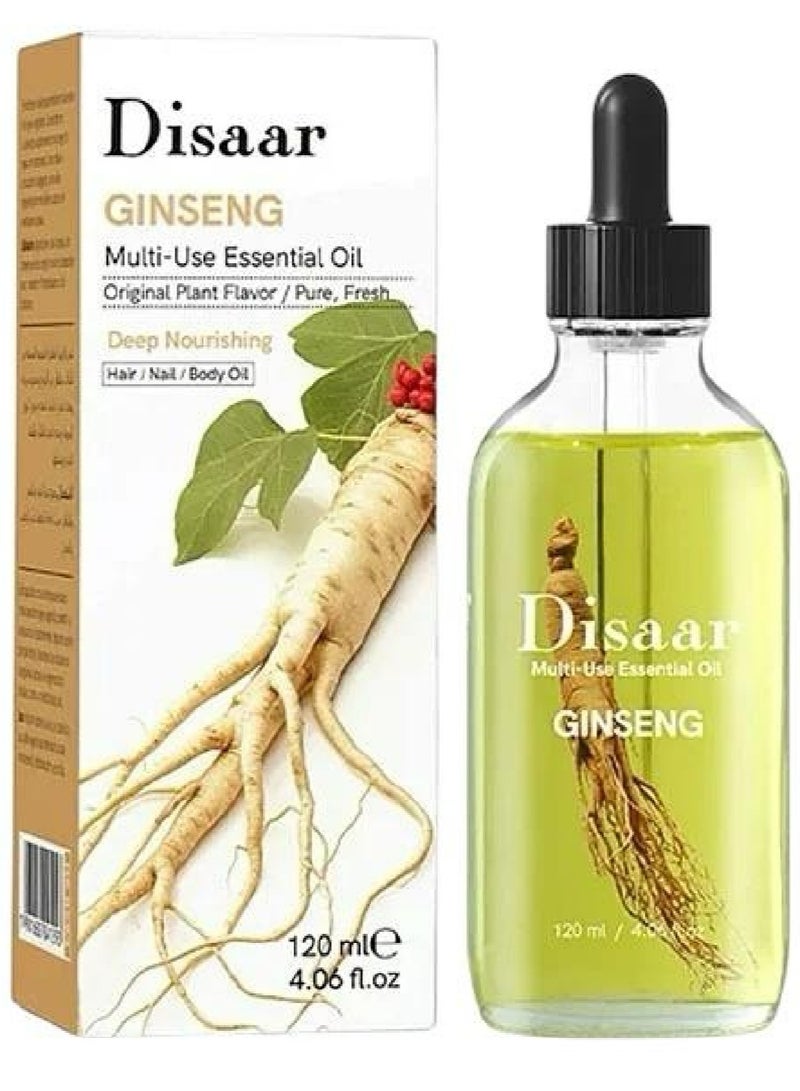 ديسار زيت الجينسنغ للشعر والأظافر والجسم 120 مل - Image 1