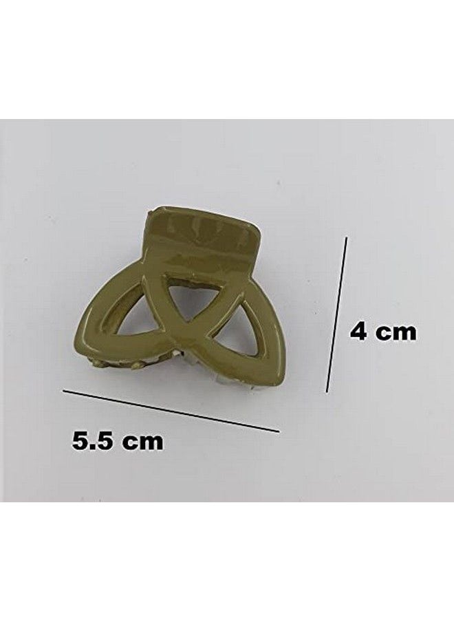 DHAVESAI M.A. P Plastic Hair Clutch For Women Medium Size Trendy Hair Clip Hair Claw Pack Of 12  - Image 3