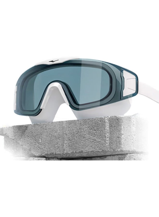 ERKE Swimming Goggles, Large Frame For Adults, Waterproof And Anti-Fog, High Definition, For Men And Women, Myopia Swimming Glasses, 400 Degree, Black - Image 2