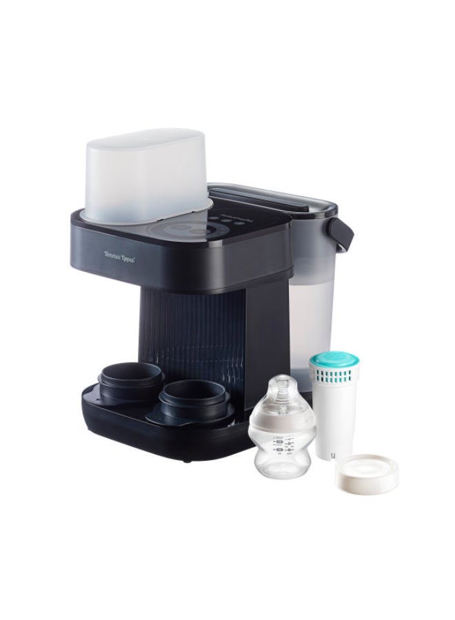 tommee tippee Perfect Prep Pro Machine, Formula Powder Dispenser & Baby Bottle Maker with Antibacterial Water Filter & Personalised App Support