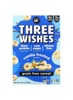 Three Wishes Three Wishes, Grain Free Cereal, Vanilla Frosted, 8.6 oz (245 g)  - Image 1