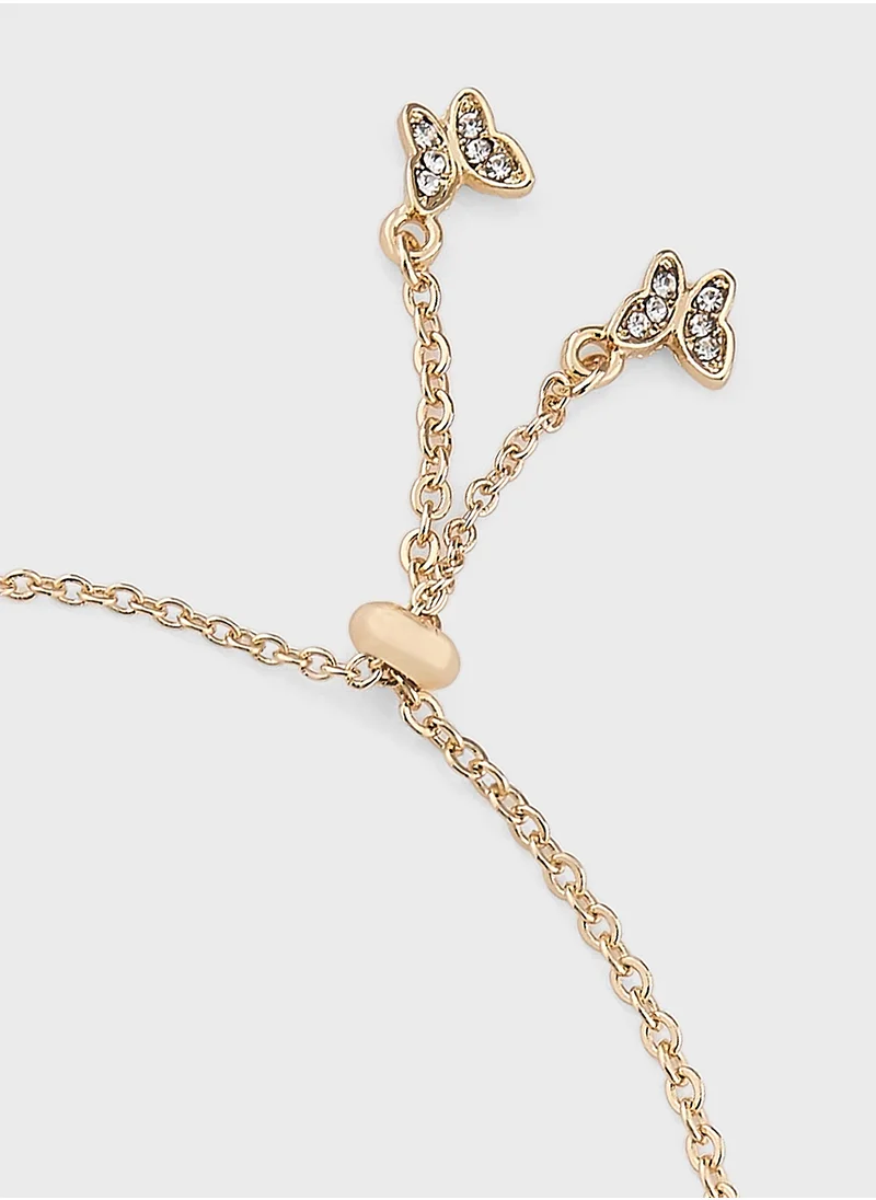 Ginger Butterfly  Bracelet