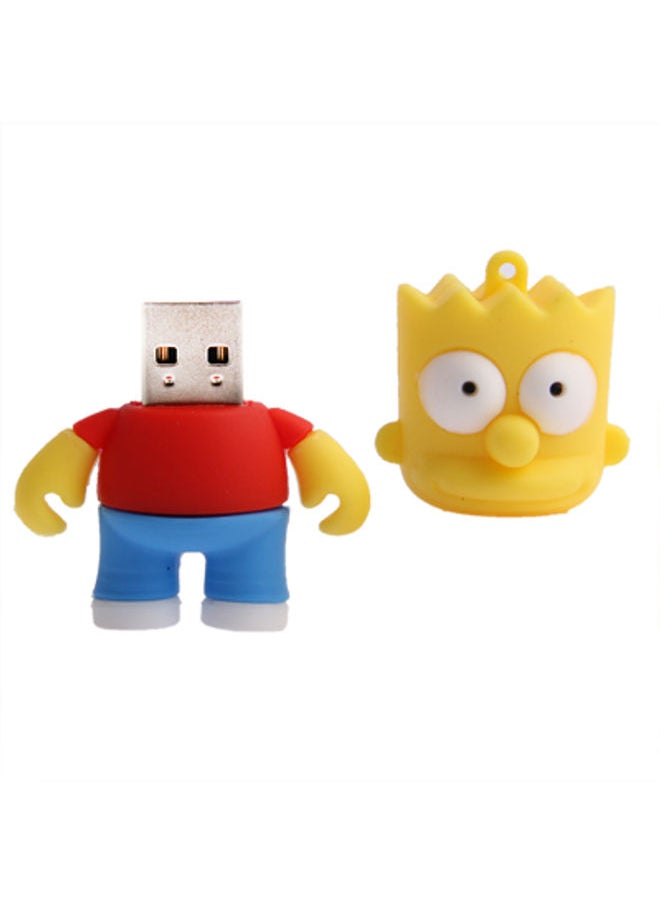 BURAQ The Simpsons Bart  Shape Silicone USB2.0 Flash disk, Special for All Kinds of Festival Day Gifts (2GB)  - Image 3