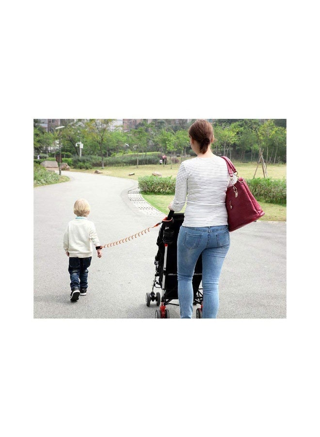 SYGA 1.5 Meter Anti Lost Safety Wrist Bracelet for Baby Child,with Extra Long Harness Strap Walking Hand Belt(Orange) - Image 4