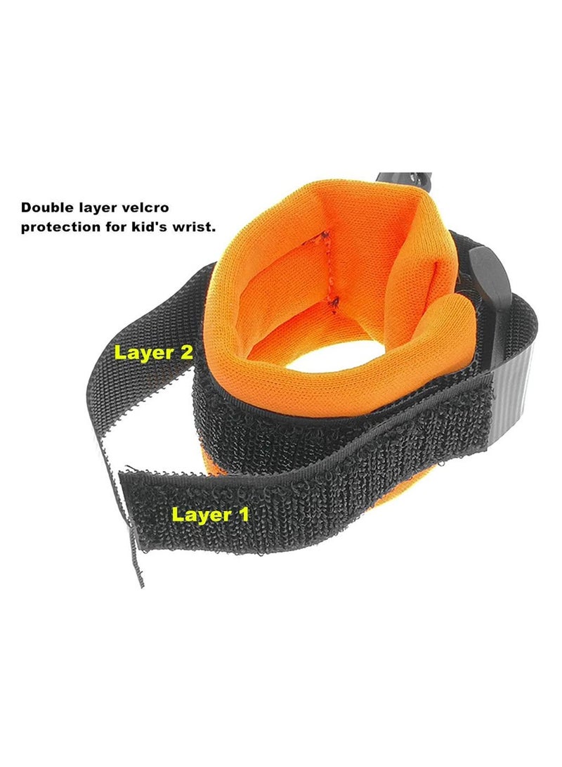 SYGA 1.5 Meter Anti Lost Safety Wrist Bracelet for Baby Child,with Extra Long Harness Strap Walking Hand Belt(Orange) - Image 5