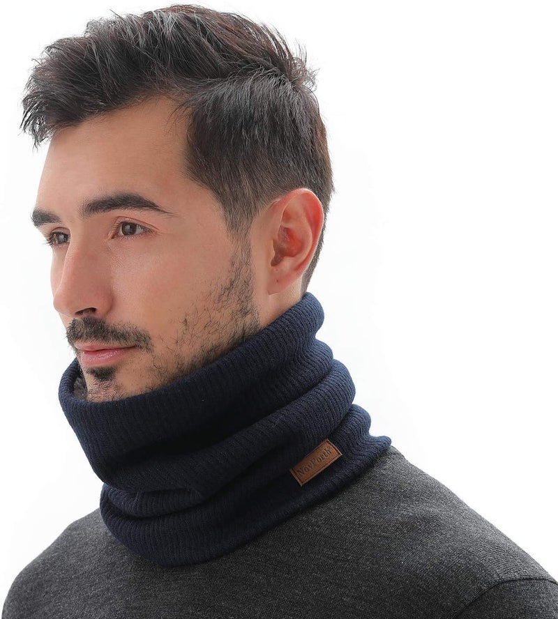 NovForth Winter Neck Warmer Men Ski, Neck Gaiter Face Scarf Women, Fleece Scarf for Men Gaiter Mask, Thick Windproof Scarves - Image 4