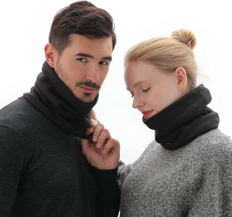 NovForth Winter Neck Warmer Men Ski, Neck Gaiter Face Scarf Women, Fleece Scarf for Men Gaiter Mask, Thick Windproof Scarves - Image 5