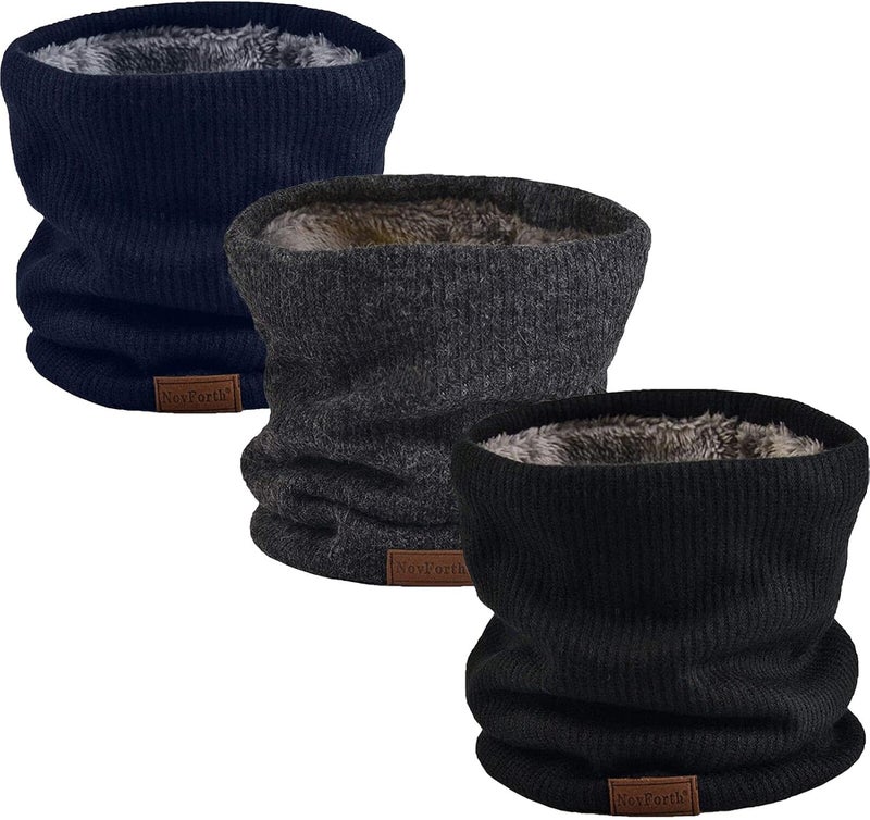 NovForth Winter Neck Warmer Men Ski, Neck Gaiter Face Scarf Women, Fleece Scarf for Men Gaiter Mask, Thick Windproof Scarves - Image 1