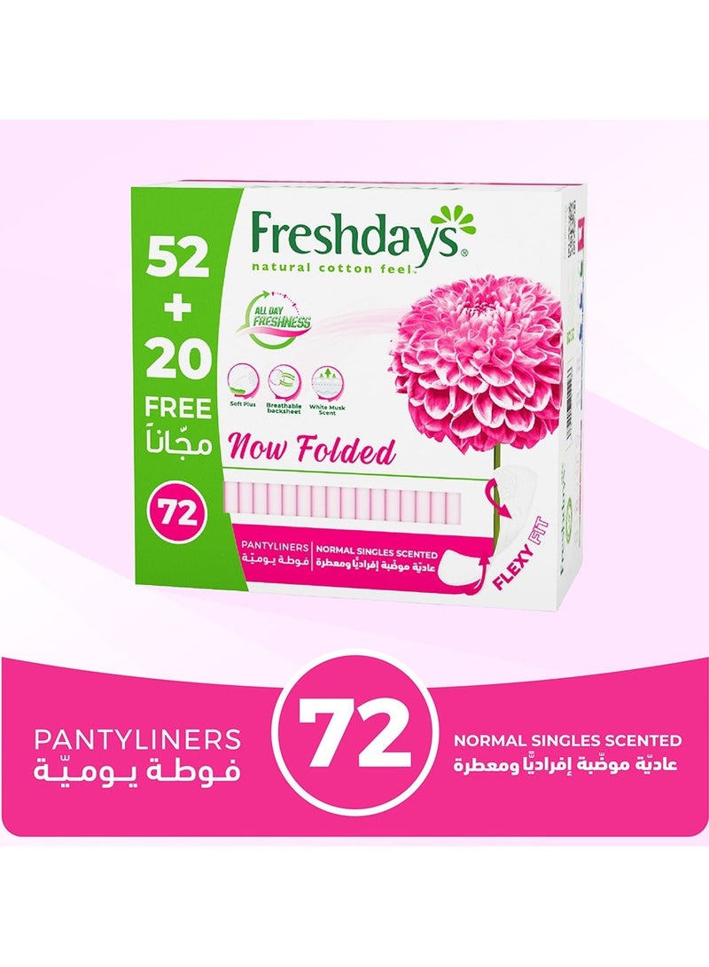 Freshdays بطانات يومية عادية معطرة مطوية - Image 3